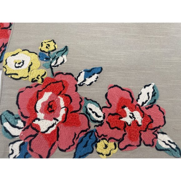 2 Threshold Dolce Vita Floral Embroidered Placemats Floral Embroidery - Picture 2 of 4